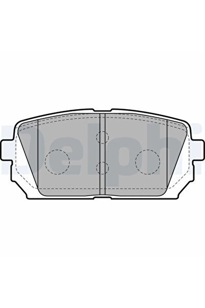 DELPHİ Disc Brake Pad Set Kia Carens 1 Microbus/Carens 3 Microbus