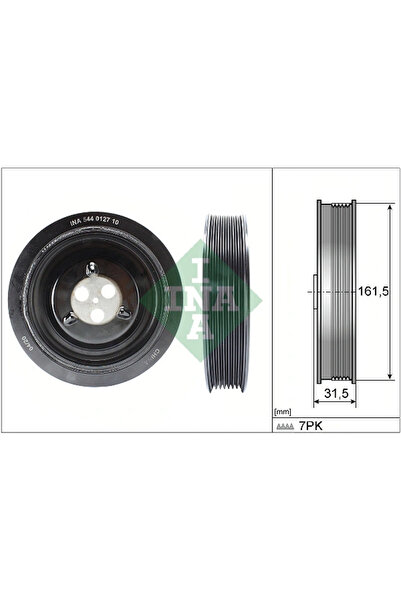 FAG Fulie curea arbore cotit Ford Ranger/Transit V363 Bus/Transit V363 Carose...