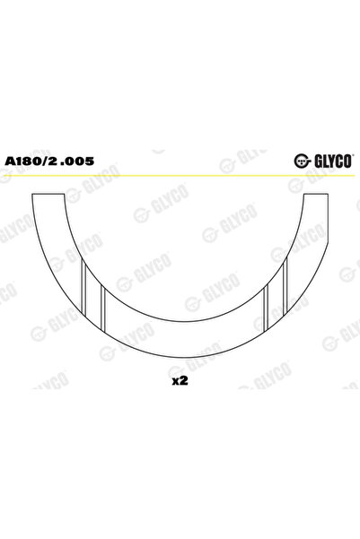 GLYCO Saiba Distantier Arbore Cotit Ford Escrt 1/Escrt 2/Escrt 3