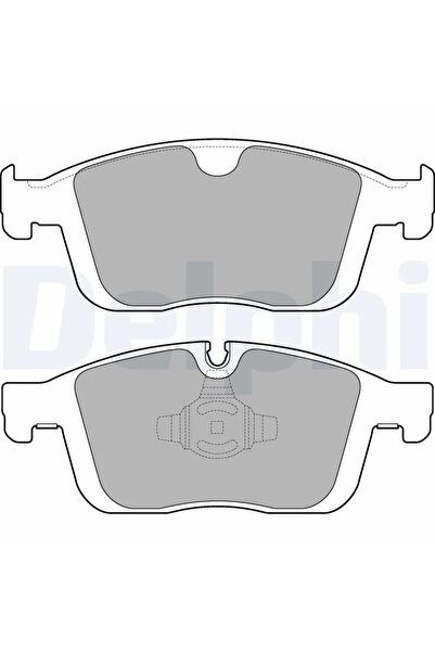 DELPHİ Комплект спирачни накладки за дискови спирачки Volvo XC60 1 SUV/XC60 1...
