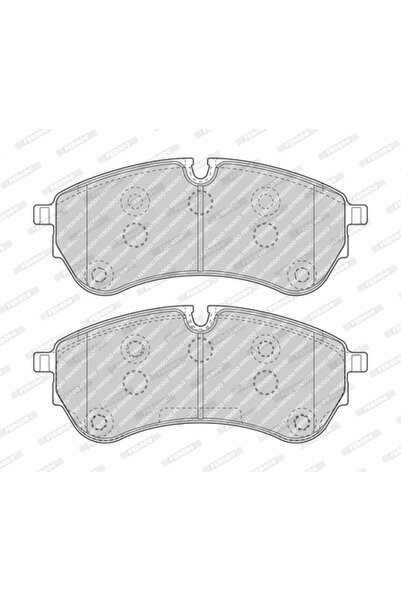 FERODO Brake Pad Set Disc Brake Man Tge Bus/Tge Body/Tge Platform/Chassis Vw ...