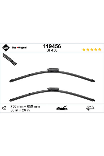 SWF Front Wiper Blade Renault Scenic 3 2008-2016