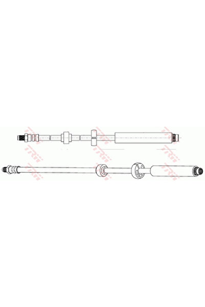 TRW Furtun Frana Citroen C3 2/C4 Cactus/DS3 Peugeot 2008 1/208 1