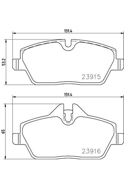 Brembo Set Placute Frana Frana Disc Bmw I3