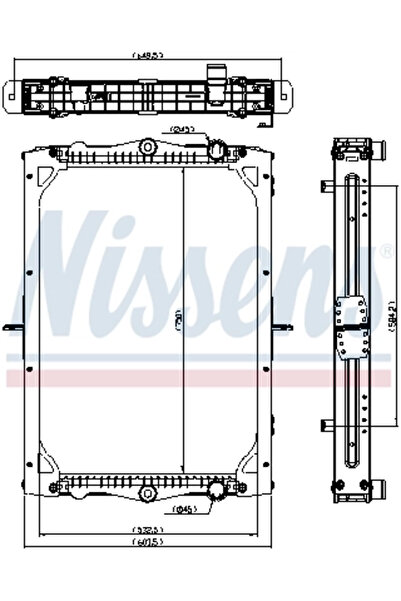 Nissens Radiator Racire Motor Daf Cf/Lf/Xb