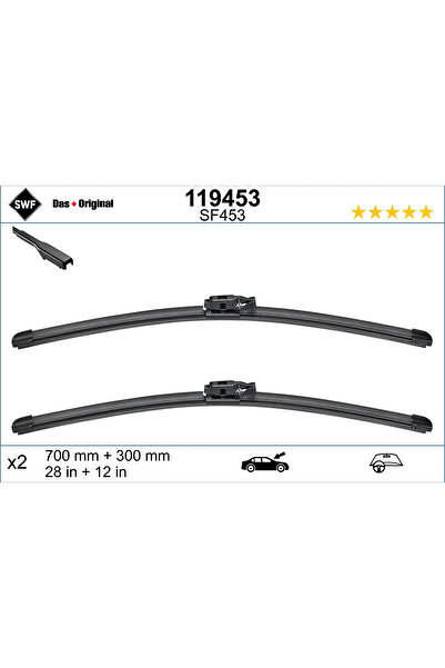 SWF Lamela Stergator Fata Mitsubishi Colt 7 Renault Clio 5