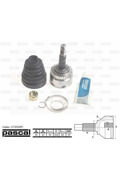Pascal Drive Shaft Joint Set Opel Combo Van/Spacious Limousine/Combo