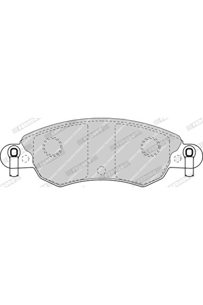 FERODO Brake Pad Set Disc Brake Citroen C5 1/C5 2