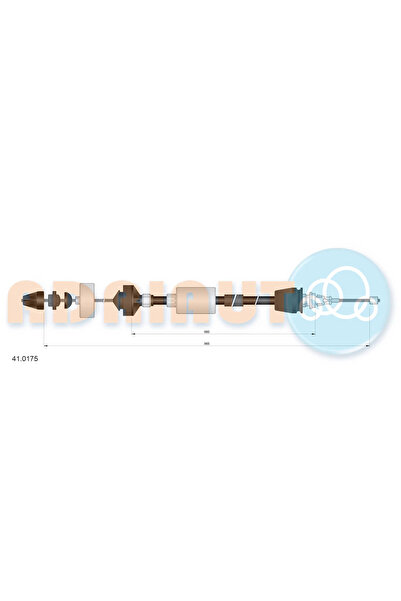 Adriauto Жило за съединител Nissan Kubistar Каросерия Renault Clio 2/Kangoo