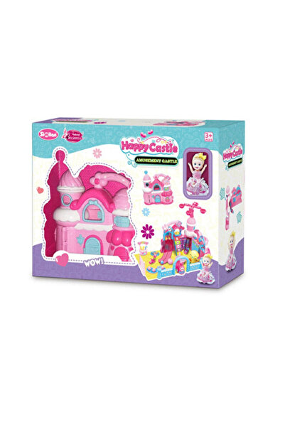 TSUMAB مجموعة لعب قلعة الأميرة السعيدة - لعبة قلعة بيت الدمية الترفيهية للأطفال