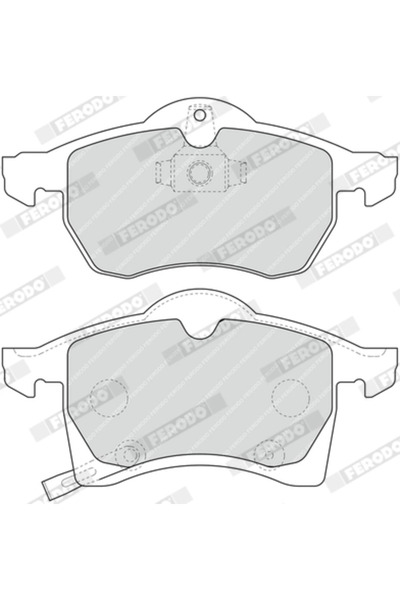 FERODO Brake Pad Set Disc Brake Opel Astra G/Astra H/Zafira A Microbus Vauxha...