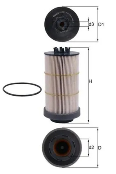 KNECHT Filtru Combustibil Kamaz 65206/65207 Mercedes-Benz Actros/Axor