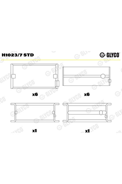 GLYCO Cuzineti Arbore Cotit Astra Hd 9 Iveco Trakker 1/Trakker 2