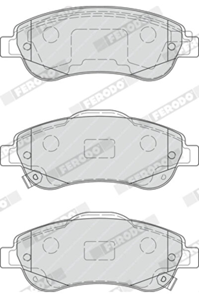 FERODO Brake Pad Set Disc Brake Honda Cr-5 3/Cr-5 4