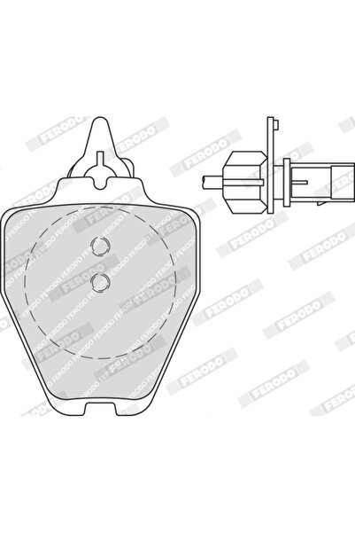 FERODO Set Placute Frana Frana Disc Audi A4 B5/A6 C5/Allroad C5 Vw Passat B5/...