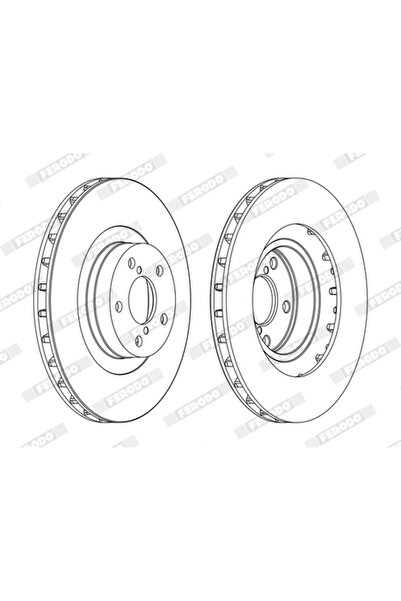 FERODO Спирачен диск Subaru BRZ/Forester/Impreza
