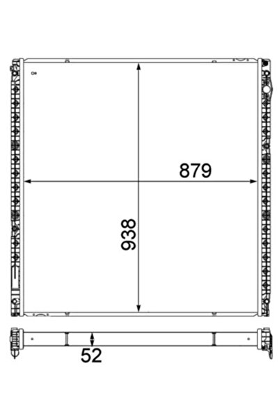 MAHLE Low Temperature Radiator Intercooler Man Tgs 1/Tgx 1