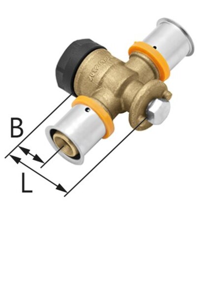 Other Brass wall tee GW ultraPRESS 20 Rp12 L 41 mm