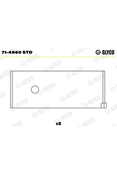 GLYCO Cuzineti Biela Scania G 1/K - Series/P 1