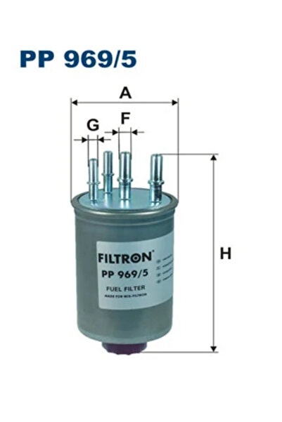 Filtron Filtru Combustibil Jaguar S-type Ii (x200) 2004-2007 Diesel