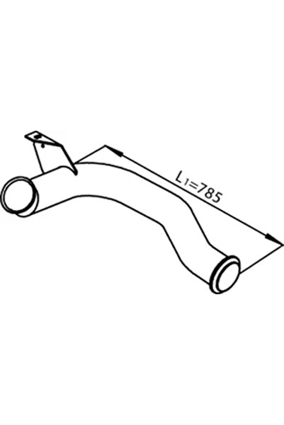 Dinex Racord Evacuare Centru Daf Cf 85/Xf 105