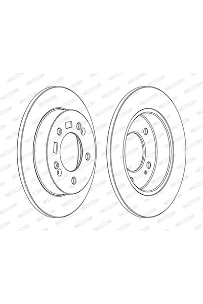 FERODO Спирачен диск Hyundai I20 1/IX20 Kia Venga