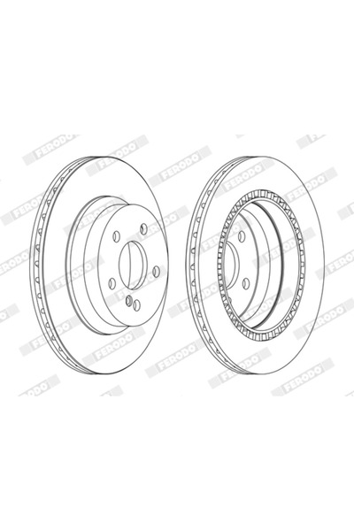 FERODO Disc Brake Mercedes-Benz Cls/E-Class/Glk-Class