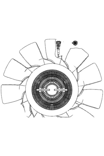 MAHLE Ventilator Radiator Renault Trucks Kerax Volvo Fm