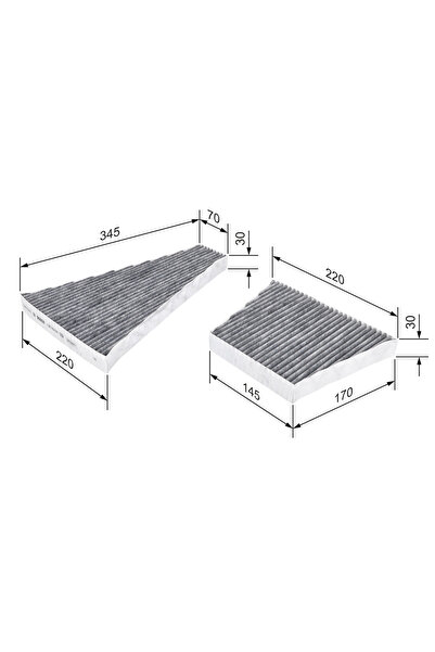 Bosch Filtru Aer Habitaclu Bentley Continental/Flying Spur Vw Phaeton