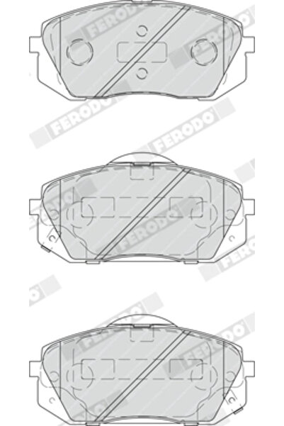 FERODO Set Placute Frana Frana Disc Hyundai I40 1/IX35 Kia Carens 3 Microbus/...