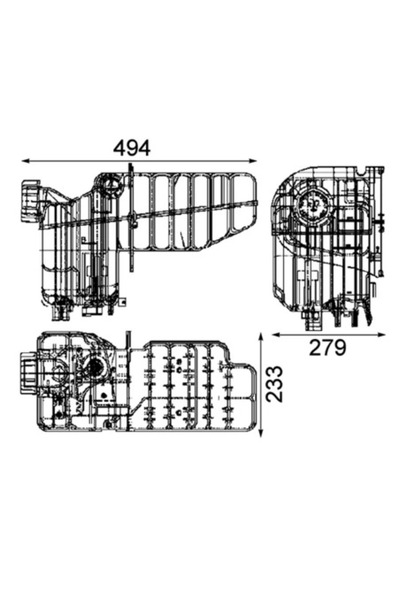 MAHLE Vas De Expansiune Racire Scania 4 - Series/F - Series/K - Series
