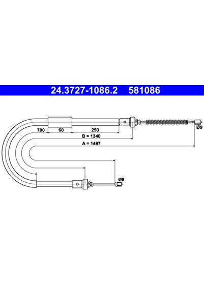 Ate Cablu Frana De Parcare Renault Modus / Grand Modus