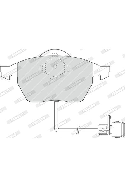 FERODO Brake Pad Set Disc Brake Audi 100 C4/A6 C4/A8 D2