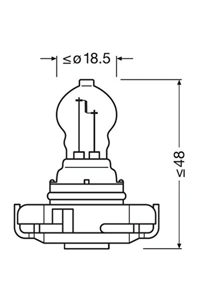 Osram Indicator bulb DODGE CHARGER 2010-2025 2504