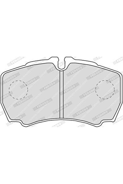 FERODO Brake Pad Set Disc Brake Iveco Daily 3 Body/Daily 3 Platform/Chassis/D...