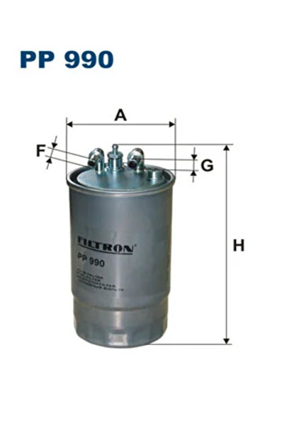 Filtron Filtru Combustibil Opel Corsa D Vauxhall Corsa Model 3/Corsavan Model...