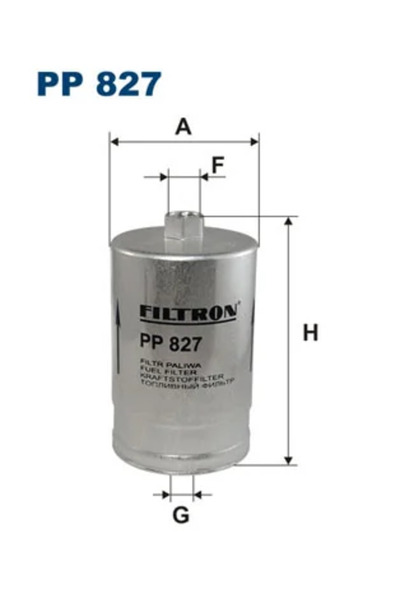 Filtron Filtru Combustibil Alfa Romeo 164/75 Audi 80 B4/V8