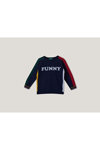 United Colors of Benetton Printed Kids' Sweater