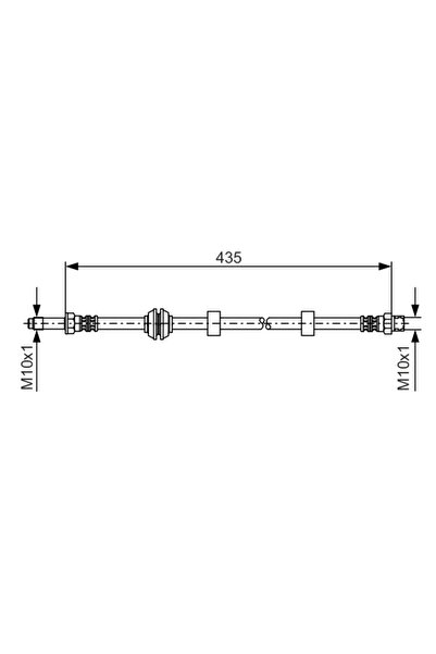 Bosch Furtun Frana Seat Cordoba/Ibiza 2 Vw Corrado/Golf 3/Vento