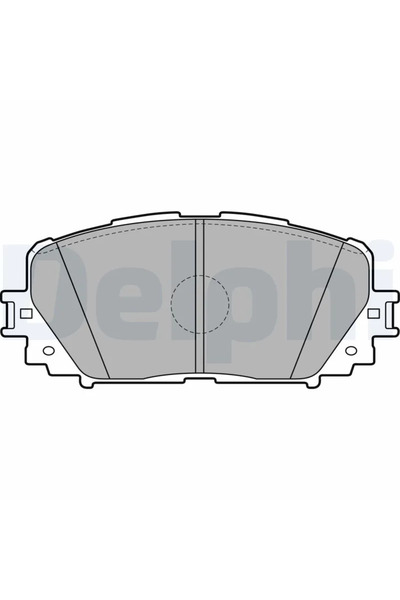 DELPHİ Brake pad set disc brake TOYOTA YARIS / VIOS sedan 2005-2013 LP2123
