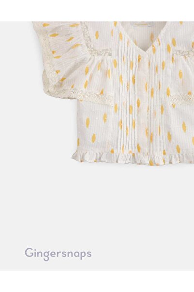 Gingersnaps Girls Printed Butterfly Top