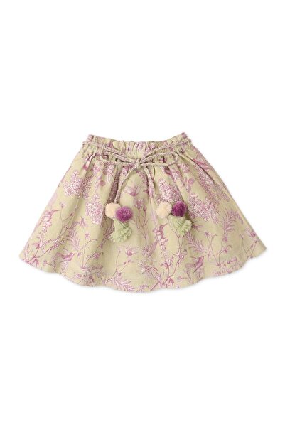 Gingersnaps Girls Printed Tie-Waist Skirt