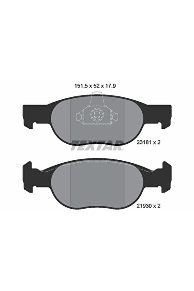 Krieger Set Placute Frana Frana Disc Fiat Punto Lancia Y