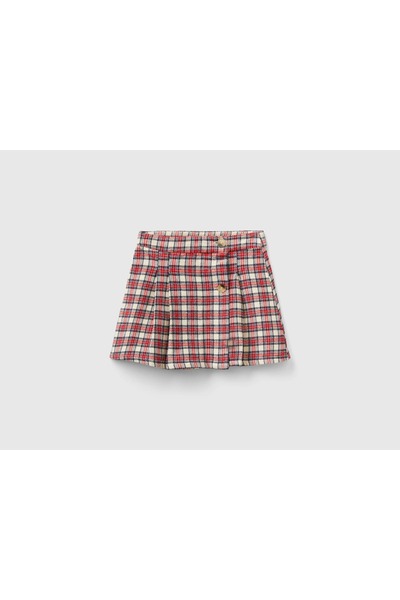 United Colors of Benetton Girls Striped Mini Skirt