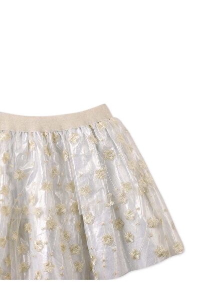 Gingersnaps Shiny Floral Girls' Skirt