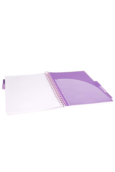 Strigo Spiral notebook and dividers Project Book PANDA A4, dictando, 200 pg, cardboard covers PADS093