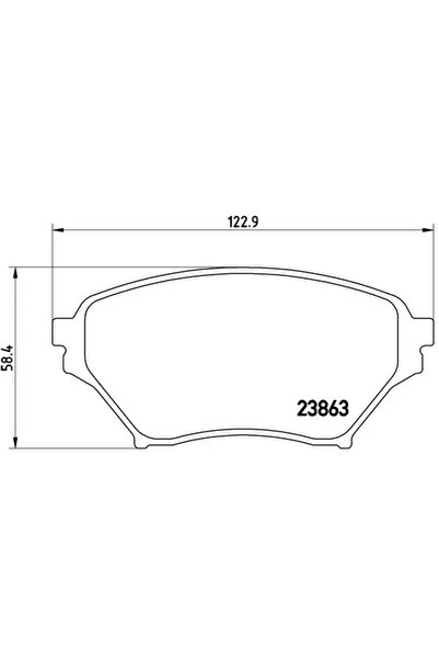 Brembo Set Placute Frana Frana Disc Eunos Roadster 2 Mazda Mx-5 2