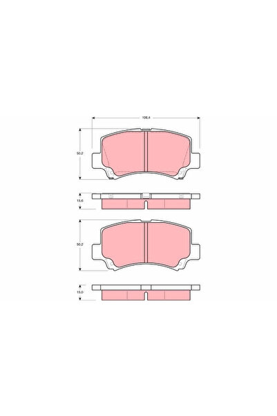 TRW Set Placute Frana Frana Disc Chery A1/Cowin 1/QQ6 Dr Dr 1/Dr 2