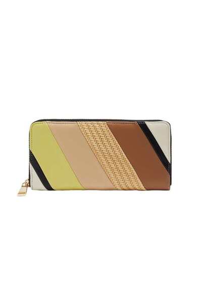 PARFOIS Multicolor Zip Wallet