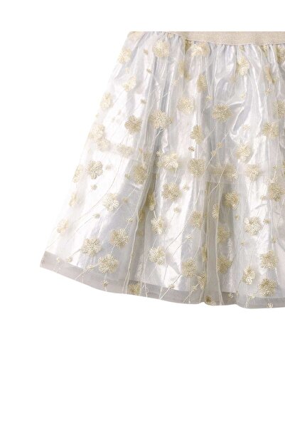 Gingersnaps Shiny Floral Girls' Skirt